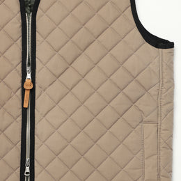Quilted Liner Vest in Sand