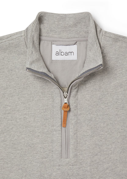 Tor Funnel Sweatshirt in Grey Marl