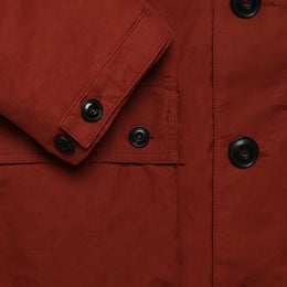 Quilt Lined Parka in Burnt Orange