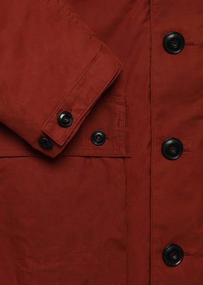 Quilt Lined Parka in Burnt Orange