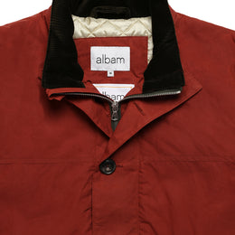 Quilt Lined Parka in Burnt Orange