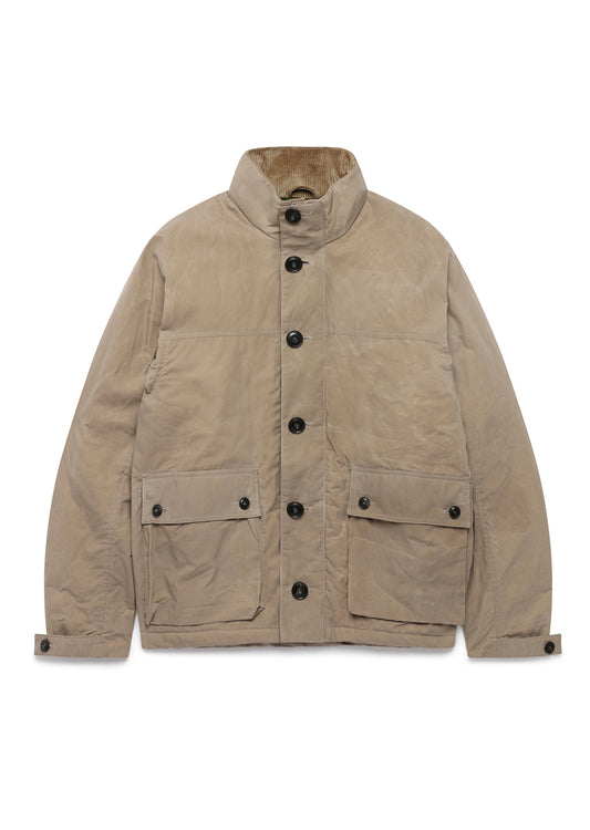 Quilt Lined Parka in Sand
