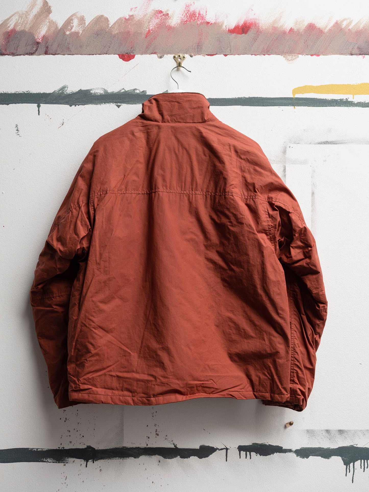 Quilt Lined Parka in Burnt Orange
