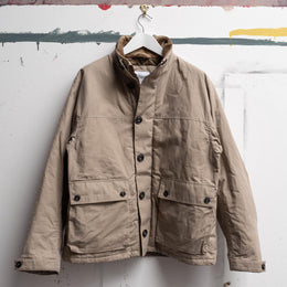 Quilt Lined Parka in Sand