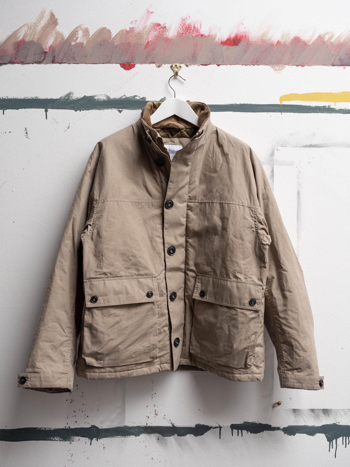 Quilt Lined Parka in Sand
