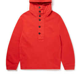 Heavyweight Hooded Sweat in Orange