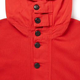 Heavyweight Hooded Sweat in Orange