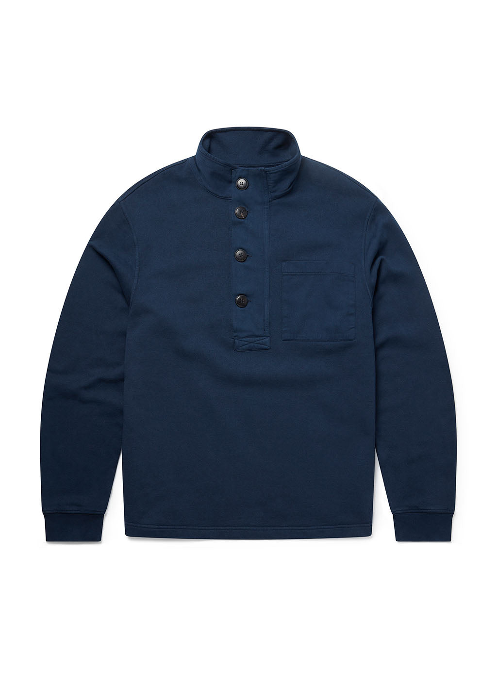Heavyweight Funnel Sweat in Navy