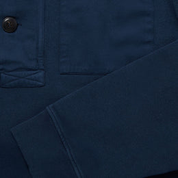 Heavyweight Funnel Sweat in Navy
