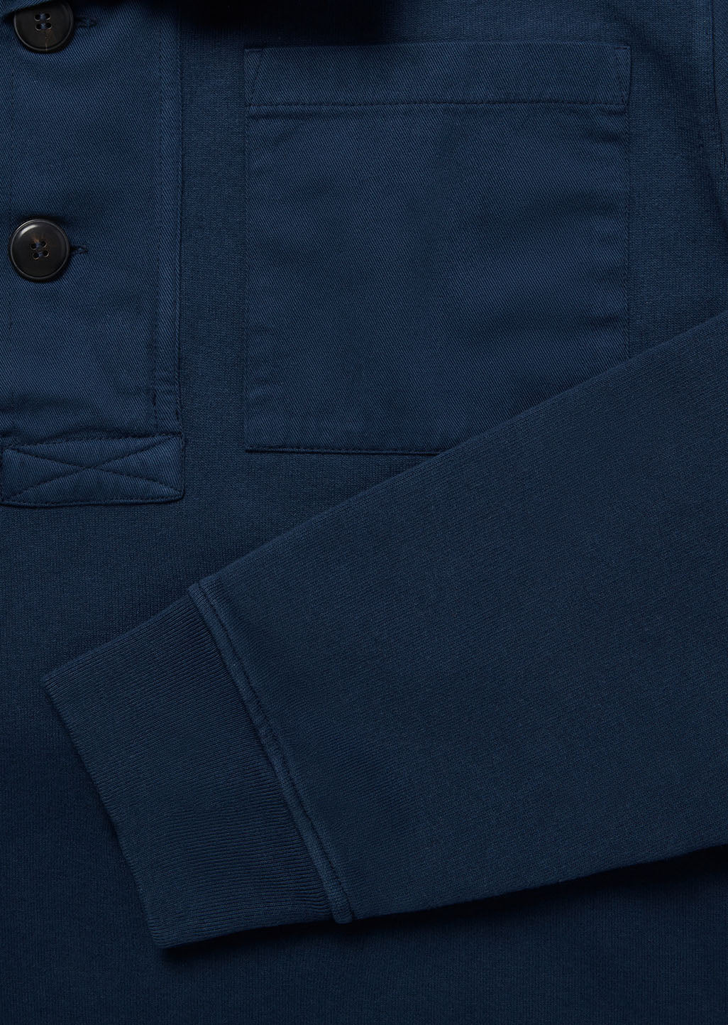 Heavyweight Funnel Sweat in Navy