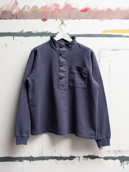 Heavyweight Funnel Sweat in Navy