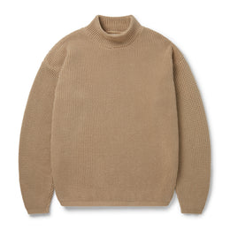 Waffle Stitch Smock in Oatmeal