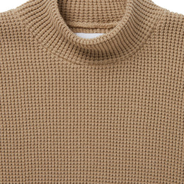 Waffle Stitch Smock in Oatmeal