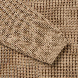 Waffle Stitch Smock in Oatmeal