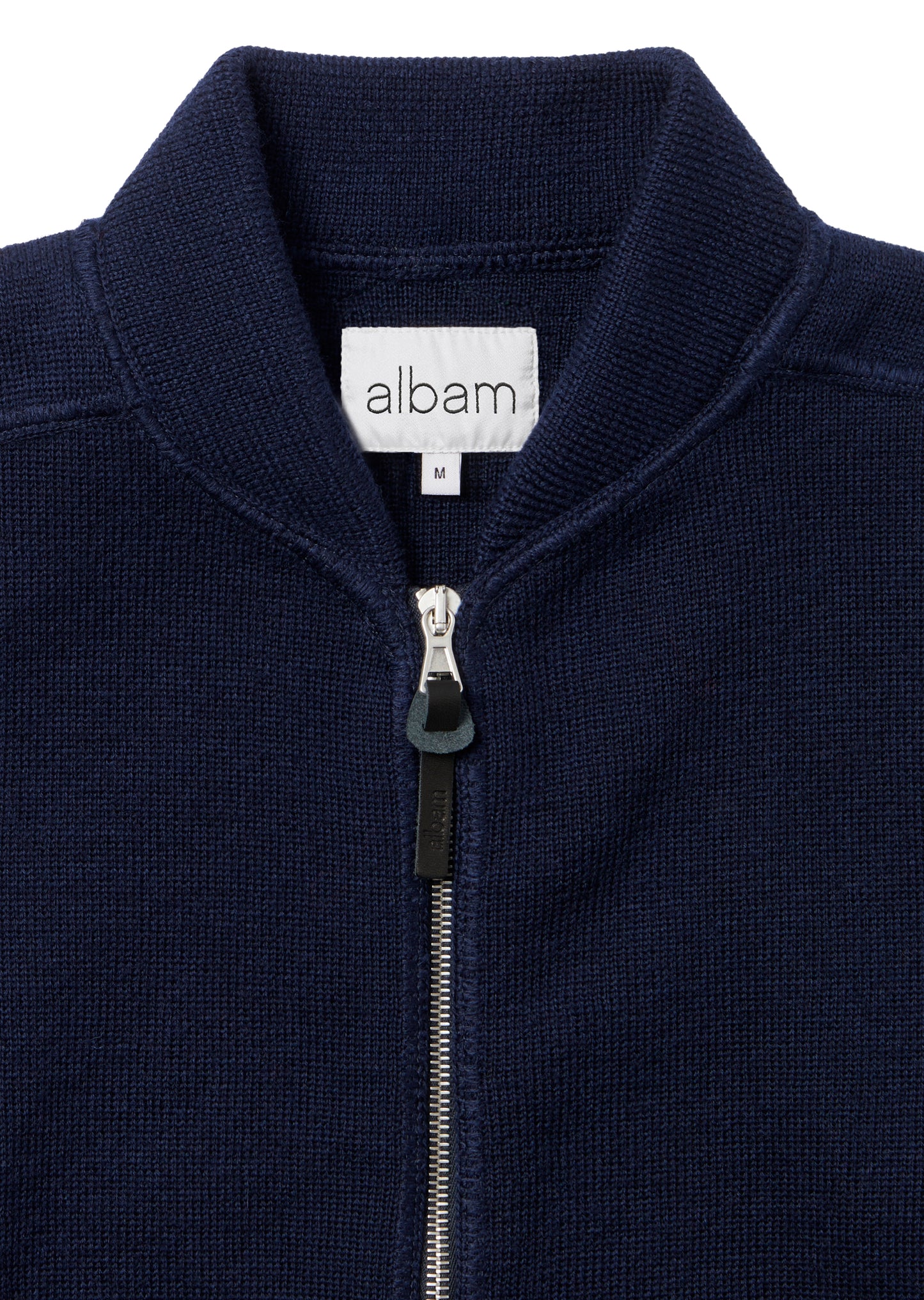 Milano Zip Through Jacket in Navy