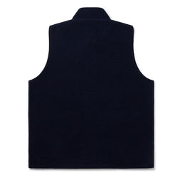 Milano Zip Through Vest in Navy