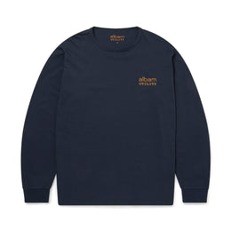 Utility Long Sleeve Graphic T-Shirt in Navy