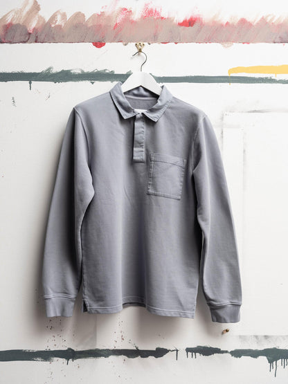 Pique Ls Polo Shirt in Anthracite