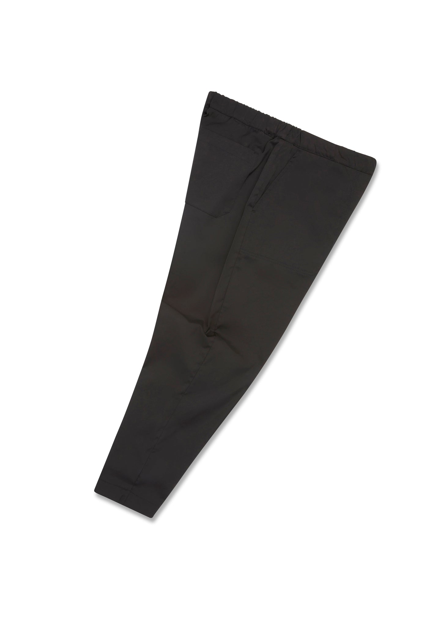 Sheen Twill Kennedy Drawstring Trouser in Black