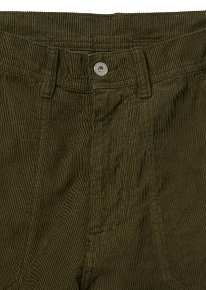Cord Work Pant in Olive
