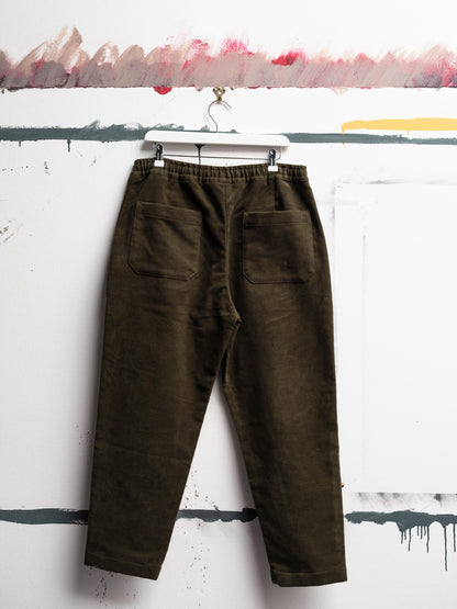 Moleskin Kennedy Trousers in Olive