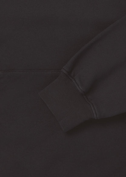 Vintage Lightweight Hoody in Black