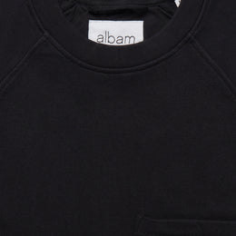 Motormans Pigment Dyed Sweatshirt in Black