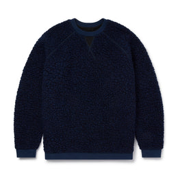 Sherpa Fleece Pullover in Bright Blue
