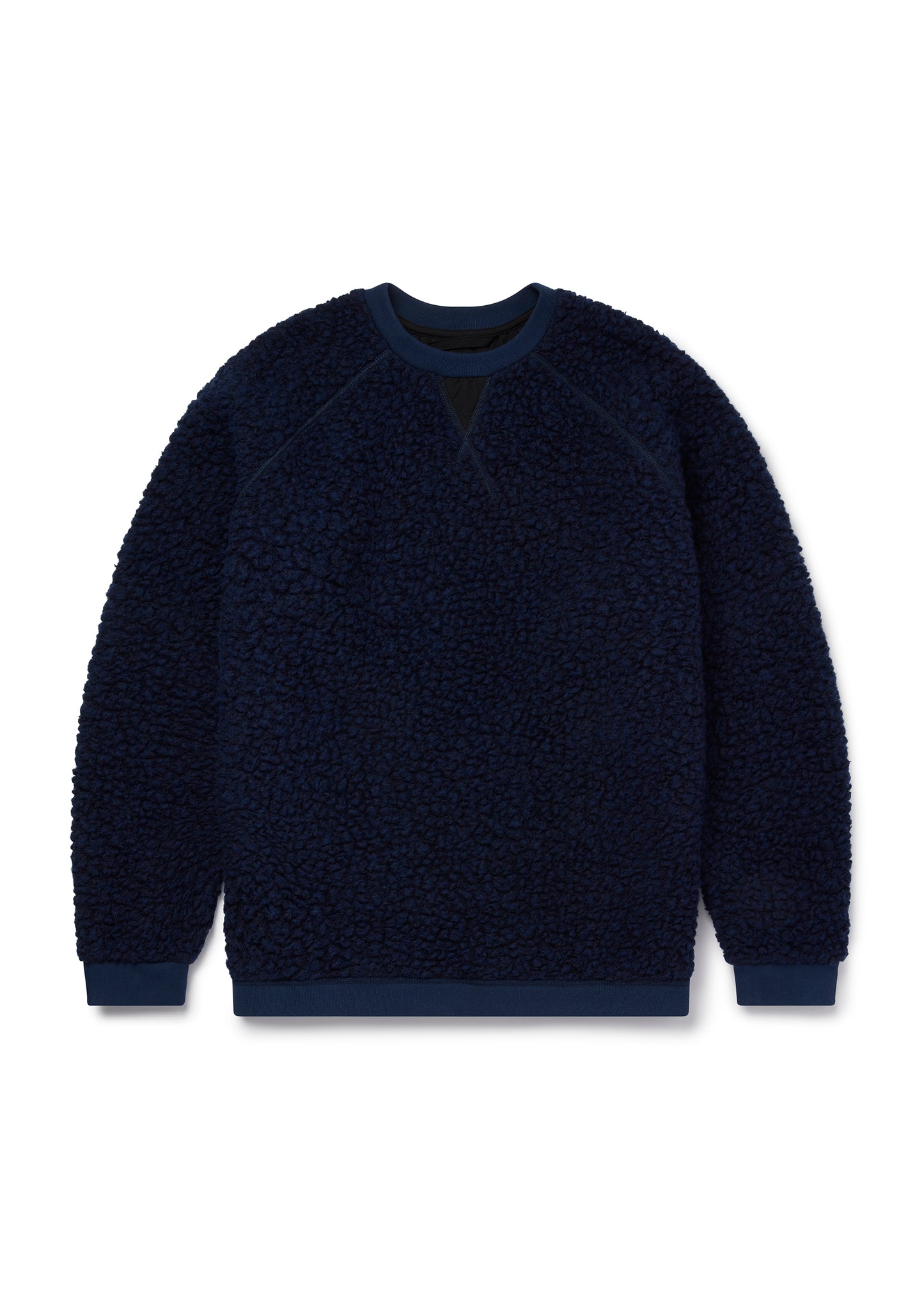 Sherpa Fleece Pullover in Bright Blue