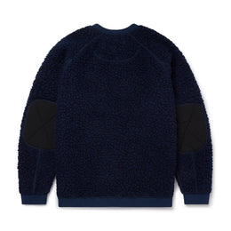 Sherpa Fleece Pullover in Bright Blue