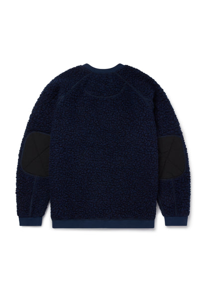 Sherpa Fleece Pullover in Bright Blue