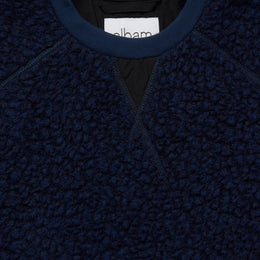 Sherpa Fleece Pullover in Bright Blue