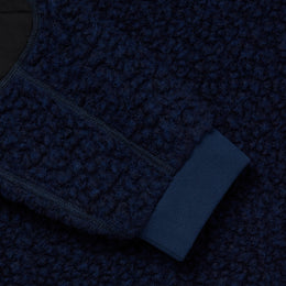 Sherpa Fleece Pullover in Bright Blue