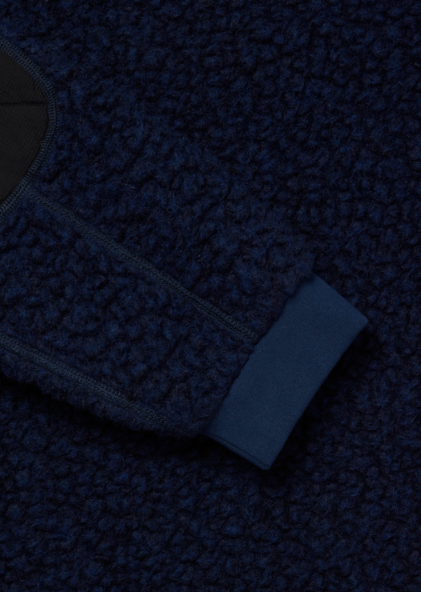 Sherpa Fleece Pullover in Bright Blue