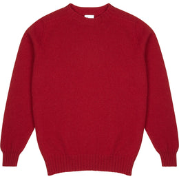 Seamless Shetland Crew in Red
