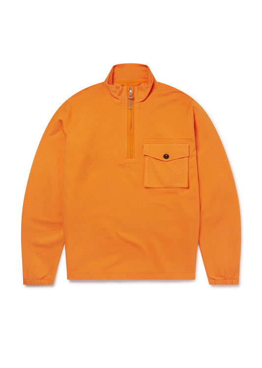 Tactical Sweatshirt in Bright Orange