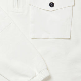 Tactical Sweatshirt in Ecru