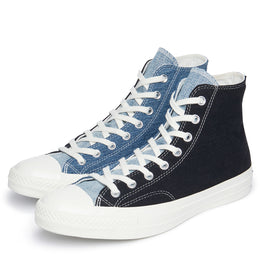 Chuck 70 Hi in Dark Denim / Light Denim / Egret