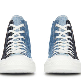 Chuck 70 Hi in Dark Denim / Light Denim / Egret