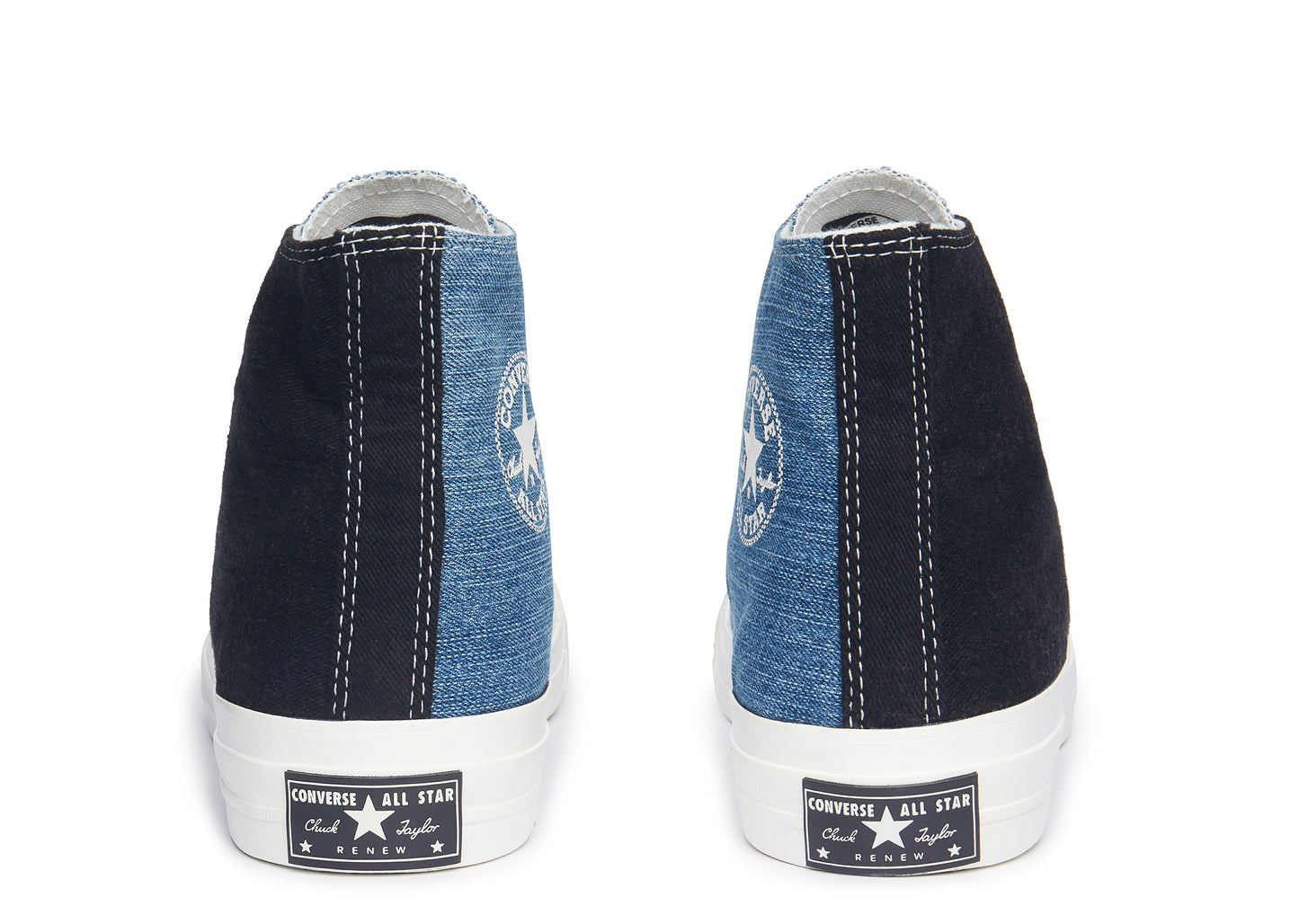Chuck 70 Hi in Dark Denim / Light Denim / Egret