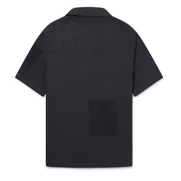 Patchwork SS Shirt in Charcoal