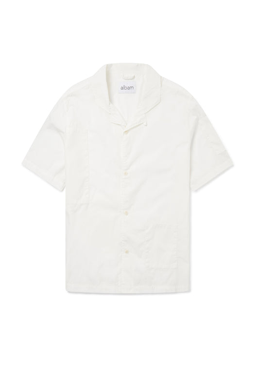 Patchwork SS Shirt in Off-White