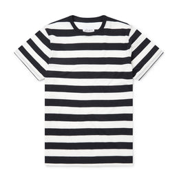 Picasso Stripe T-Shirt in Navy/Off-White