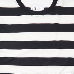 Picasso Stripe T-Shirt in Navy/Off-White