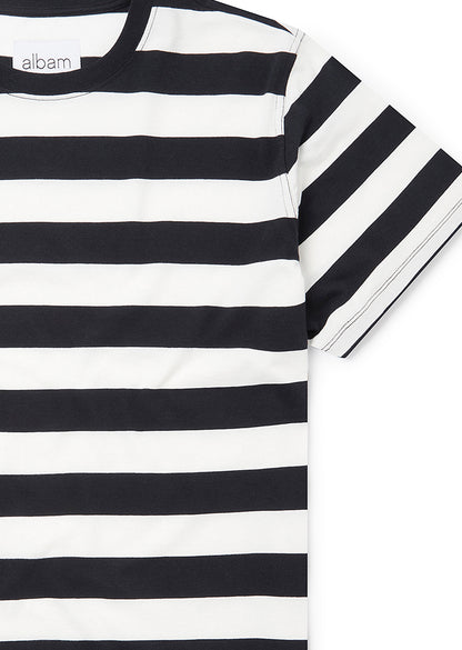 Picasso Stripe T-Shirt in Navy/Off-White