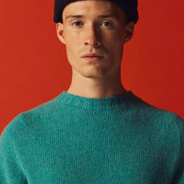Seamless Raglan Shetland in Ecru