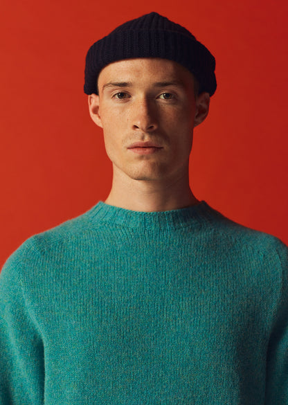 Seamless Raglan Shetland in Ecru